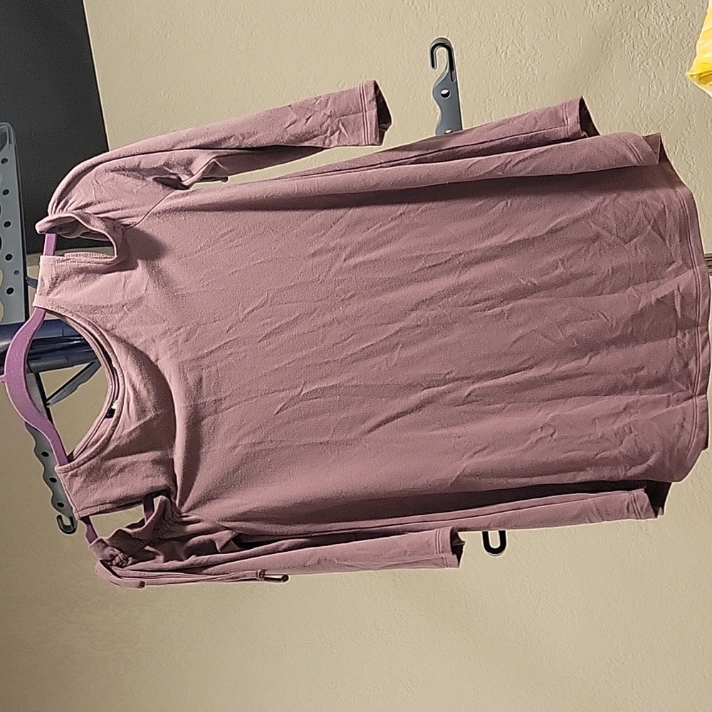 Cupio Purple Cutout Shoulder